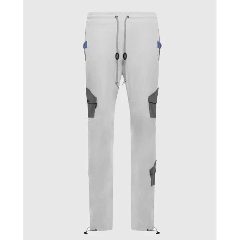 The Hideout Clothing Frosty Nylon Track Cargo Windbreaker Pants Small 30 New Tag